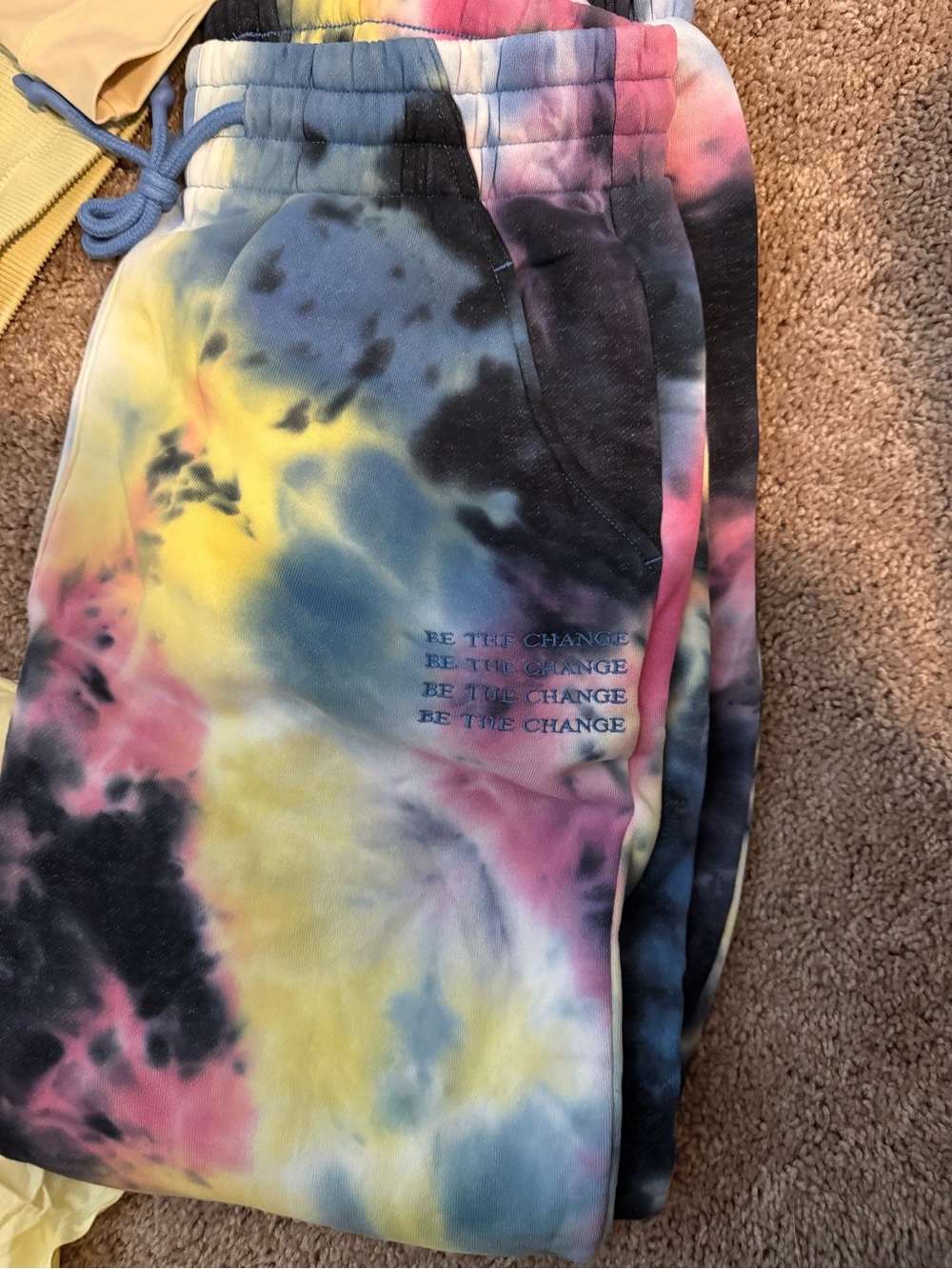 VITALITY/BALANCE- Tie-Dye Drawstring Joggers + Pastel Tank Tops Bundle - Picture 6 of 7